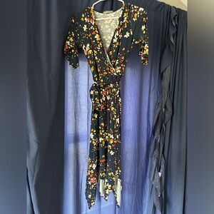 Lucinda Floral Midi Dress, Size M